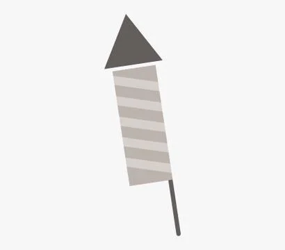 Rocket icon on white background Stock Illustration