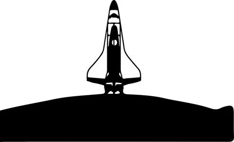 Rocket icon on white background Stock Illustration