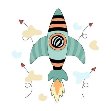 Rocket  Stock-Illustration