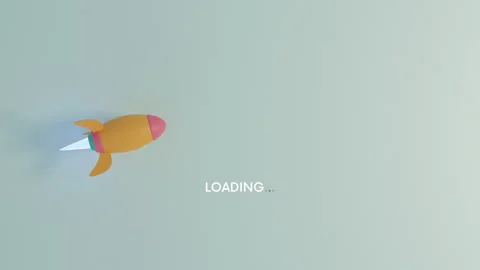 Rocket illustration 4K UHD 3D Motion Graphics Design 스톡 동영상 195957977