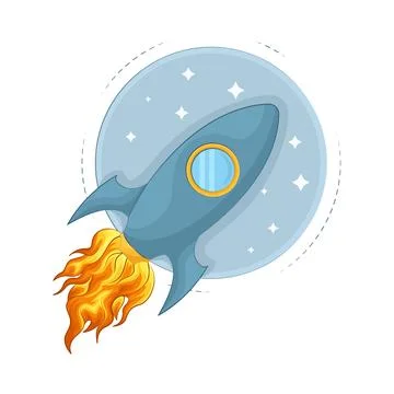 Rocket Illustration Stock Illustration