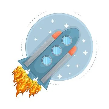 Rocket Illustration Stock Illustration