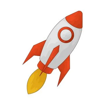 Rocket illustration Stock Illustration