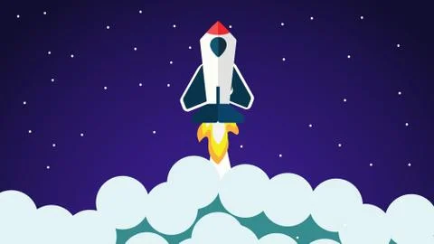 Rocket Illustration Vector Stock-Illustration
