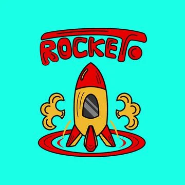 Rocket  Ilustration vector Stock Illustration