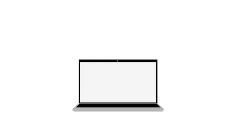 Rocket Laptop for business Stock Footage 149945903