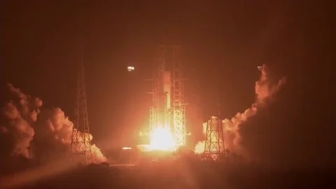 Rocket launch Video stock 234494743