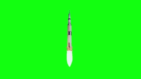 Rocket Launch Green Screen Animation Stock-Footage 336260587