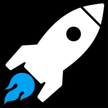 Rocket Launch Icon from Commerce Set Stock Illustration