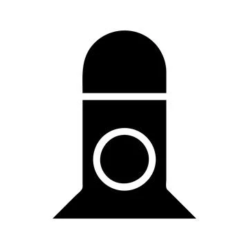 Rocket launch icon. Concept of space exploration, innovation, and technology. Stock Illustration