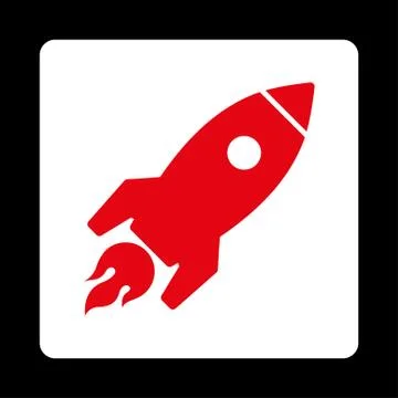 Rocket Launch Icon Ilustración de archivo