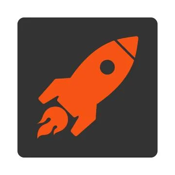 Rocket Launch Icon Stock Illustration