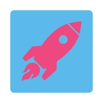 Rocket Launch Icon Stock Illustration