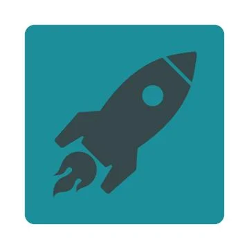 Rocket Launch Icon Stockillustratie