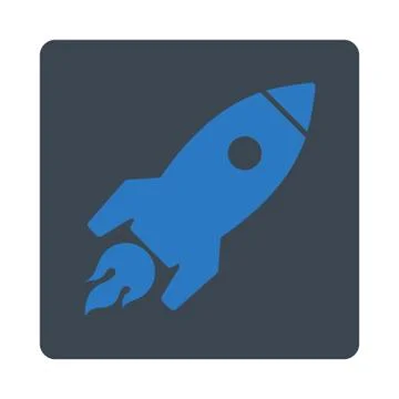 Rocket Launch Icon Stockillustratie