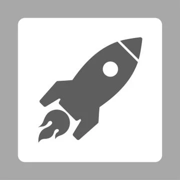Rocket Launch Icon Stockillustratie