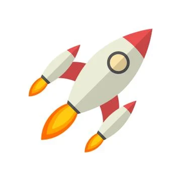 Rocket launch Stock Illustration