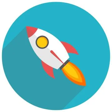 Rocket launch Stock Illustration