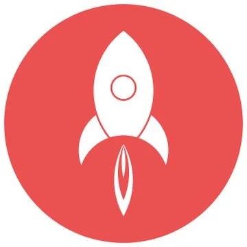 Rocket launch Stock Illustration