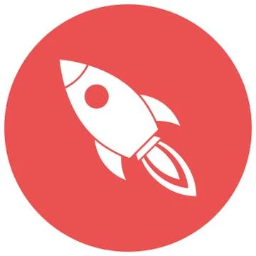 Rocket launch Stock Illustration