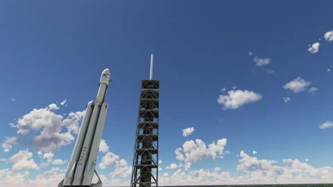 Rocket Launch Pad. Kennedy Space Center in Merritt Island. United States Stock Footage 314479345