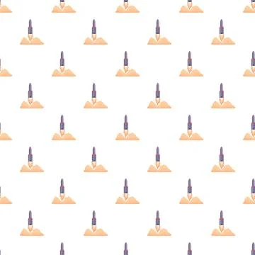 Rocket launch pattern symbolizing start up and exploration Stock Illustration
