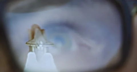 Rocket Launch Reflection NASA Scientist Glasses During Successful Rocket Launch Stock Footage 138955095
