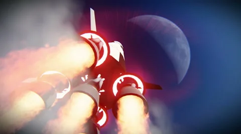 Rocket launch to the space Vídeos de archivo 41336828