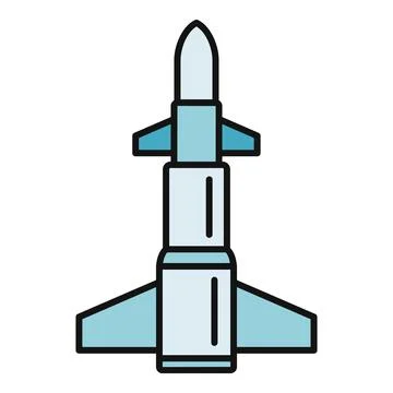 Rocket launch technology for space mission illustration Stock Illustration