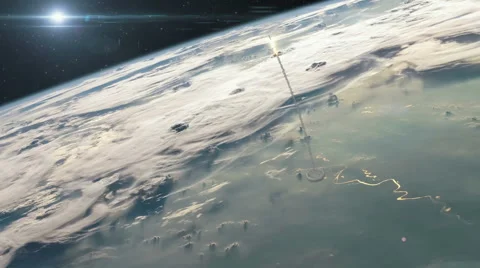 Rocket Launching into Space Stock Footage 65302906