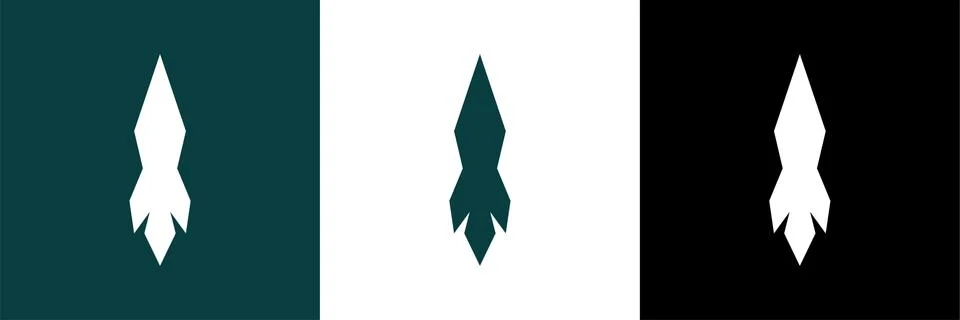 Rocket logo design. Vector logotype template. logo for your business Stock Illustration