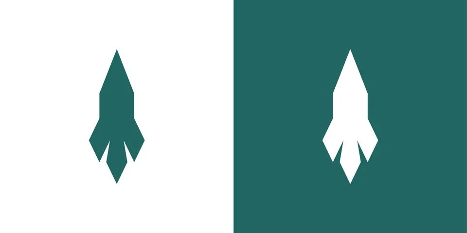 Rocket logo design. Vector logotype template. logo for your business Stock Illustration