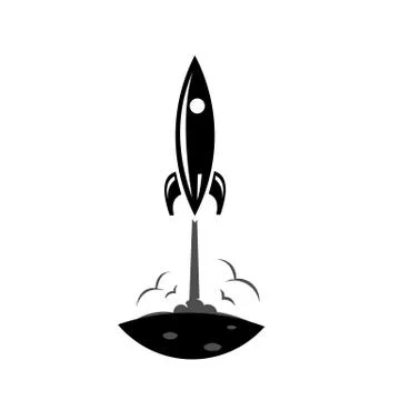 Rocket logo icon vector template, elements, icons, symbols, abstract, Stock Illustration