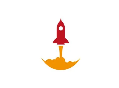 Rocket logo Stock Illustration