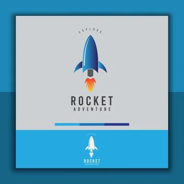Rocket logo Stock Illustration