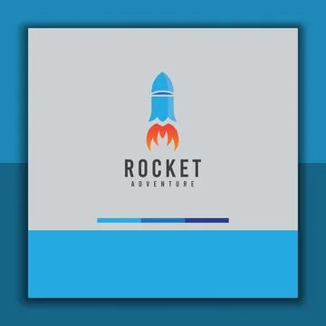 Rocket logo Stock Illustration