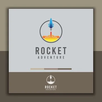 Rocket logo Stock Illustration