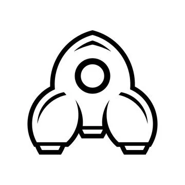 Rocket logo Stock Illustration