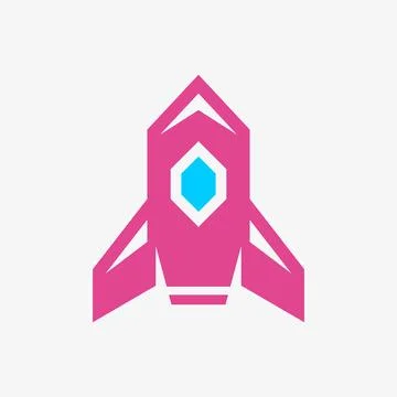 Rocket logo Stock Illustration