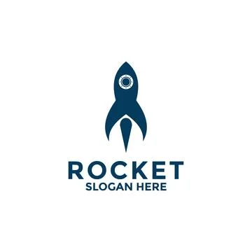 Rocket logo vector design icon template Stock Illustration