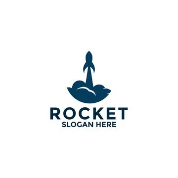 Rocket logo vector design icon template Stock Illustration