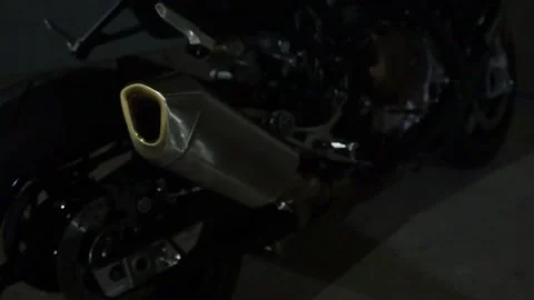 Rocket motorcycle pulled over for speeding violation 스톡 동영상 154934317