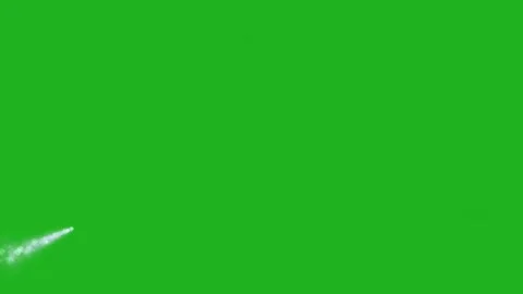 Rocket moving path motion graphics with green screen background Stock Footage 219018069