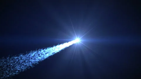 Rocket or Comet Flight Stock Footage 68330490