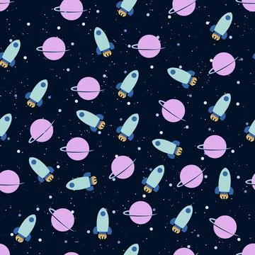 Rocket pattern Stock Illustration