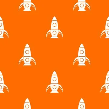 Rocket pattern seamless Stock Illustration