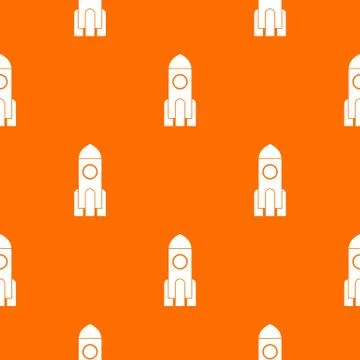 Rocket pattern seamless Stock Illustration