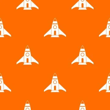Rocket pattern seamless Stock Illustration