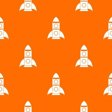 Rocket pattern seamless Stock Illustration