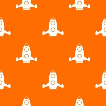 Rocket pattern seamless Stock Illustration